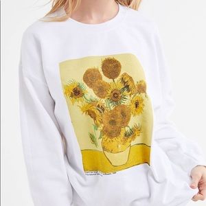 UO | Van Gogh Sunflower Pull Over